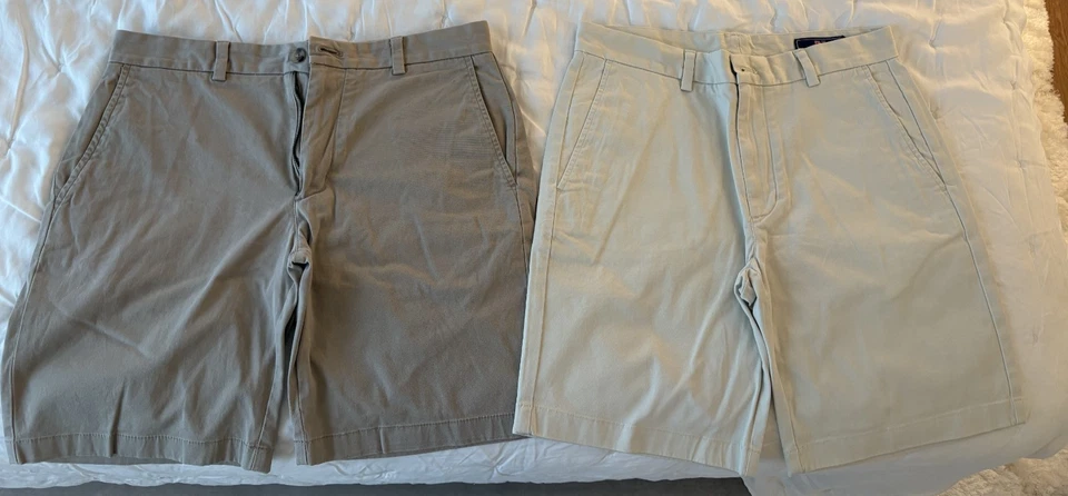 Pantalones cortos para hombre Vineyard Vines 2 pares talla 30" y 9” entrepierna Foto 1 de 4