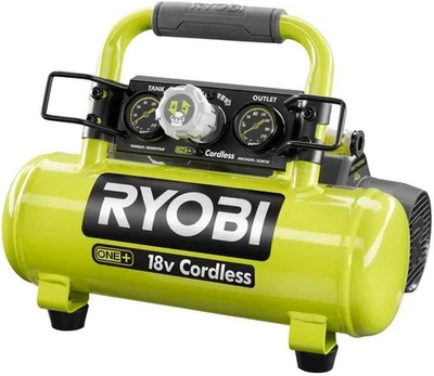 Compresor de aire RYOBI 18V ONE+™ 1 galón verde  Foto 1 de 4