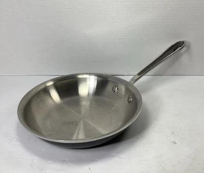 ALL-CLAD LTD Anodized Stainless Steel 8 In Fry Pan Omelet Skillet Clean! - Image 1 of 4