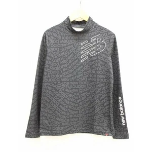 Maglione New Balance Spiral Logotipo Stampa Manica Lunga Finto Collo Usato KIDS-0 - Foto 1 di 4