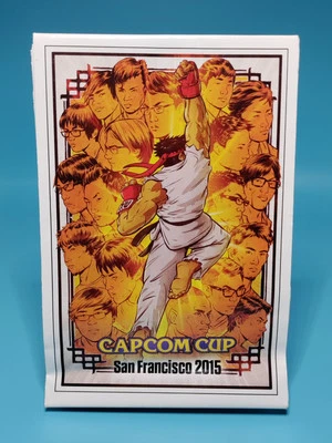 2015 Capcom Cup San Francisco 18x24" Program/Street Fighter V Promo Poster RARE - Image 1 of 4