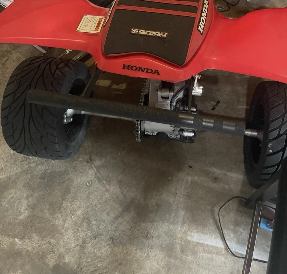 2006-2014 Honda TRX450R TRX450ER Rear Steel Grab Bar Genuine OEM - Image 1 of 2