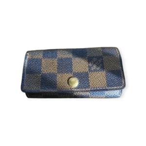 Louis Vuitton DE squares key case holder - Picture 1 of 9