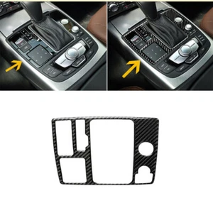 Für Audi A6 A7 2012-2018 Carbon Mittelkonsole Rahmen Abdeckung Blende 1 Stück - Bild 1 von 6
