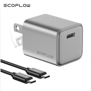 EcoFlow RAPID 20W GaN USB Type C Chargeur Bloc Prise Adaptateur Secteur avec Câble 1M - Photo 1 sur 6