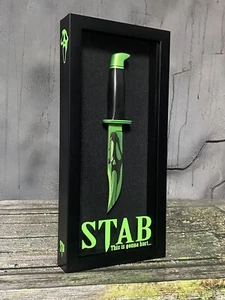 Stab Scream Movie Knife Ghostface Killer Maske Requisite Display Horror Sammlerstück - Bild 1 von 4
