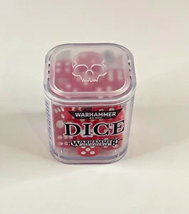 Warhammer Age of Sigmar / Warhammer 40000 - Dice Set ~ Red - Imagen 1 de 1