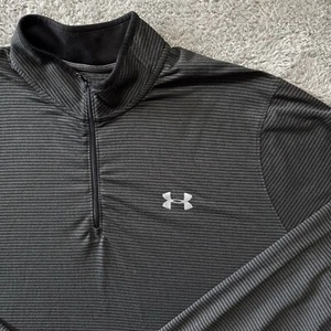 Pullover Under Armour Para Hombres Rayas Coldgear 1/4 Cremallera Manga Larga Talla 3XL - Imagen 1 de 8