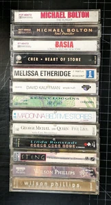 Adult Contemporary  (13 Cassette Tape Lot) Michael Bolton, Sting,Wilson Phillips - Picture 1 of 4