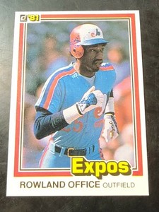 1981 Donruss Baseball #213 Rowland Office *BUY 2 GET 1 FREE*