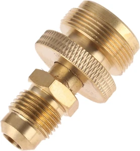 1Lb Propane Tank Canister Regulator Adapter Connection to 3/8” Male Flare (5/8"- - Picture 1 of 7