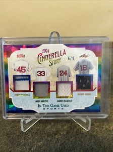 2022 Leaf In The Game Used Sports 2004 Cinderella Story Martinez Ramirez 6/9 SP - Picture 1 of 2