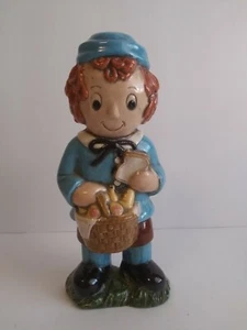 Vintage chalkware Raggedy Andy figurine Blue Outfit Hat, 6.5" Hand Painted - Picture 1 of 10