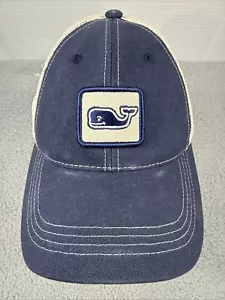 Cappello Camionista Balena Blu Vineyard Vines Berretto Cinghia Regolabile Schiena Preppy - Foto 1 di 9