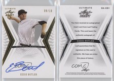 2012 Leaf Ultimate Draft Gold /10 Eddie Butler #BA-EB1 Auto