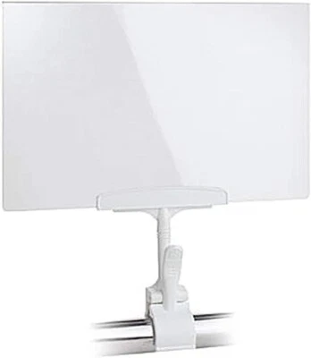 Acrylic Sign Holder 11" Wide x 7 High Clamp Double Sided Clothing Racks Shelving - Image 1 of 4