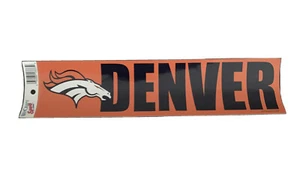 Bumper Strip Sticker 3”*12” Denver Broncos - Picture 1 of 1