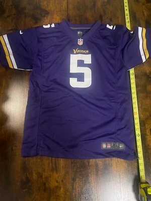 Camiseta Teddy Bridgewater 5 Minnesota Vikings ~ NFL ~ Juvenil XL Foto 1 de 3