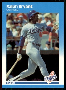 1987 Fleer Update Glossy Ralph Bryant Los Angeles Dodgers #U-13