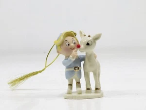 Lenox 760552 Rudolph & Hermey Glowing Friendship Christmas Ornament NIB - Picture 1 of 8