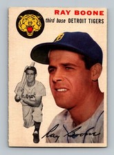 1954 Topps #77 Ray Boone VGEX-EX Detroit Tigers Baseball Card
