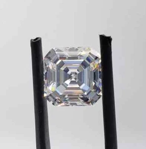 Loose CVD Lab Grown Diamond 5.00 MM Asscher D Color IF Clarity Certified diamond - Picture 1 of 8