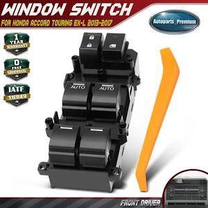 Front Driver Side Power Window Switch for Honda Accord Touring EX-L 2013-2017 - Picture 1 of 10