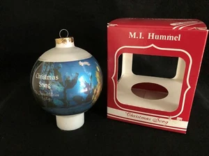 Christmas Song 1989 Hummel Glass Ornament * - Picture 1 of 5