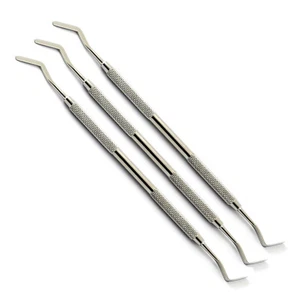 3 x Dental Flach Kunststoff Formgebung Komposit Füllung Spachtel Zahnarzt Instrument Höhle - Bild 1 von 5