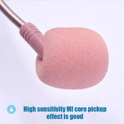 Micrófono de auriculares portátil montado en la cabeza de 1 pieza con cable de enchufe de 3,5 mm micrófono de auriculares Foto 1 de 4