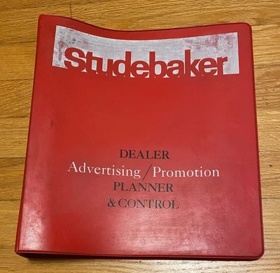 CARPETA Publicidad/Promoción Original Distribuidor STUDEBAKER VACÍA 1962/1963 Avanti Foto 1 de 4