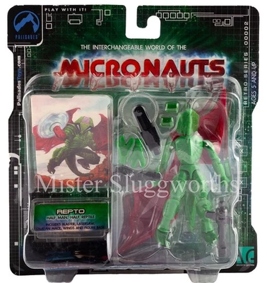 NUEVO Micronauts Palisades Serie Exclusiva Repto Edición Limitada Agotado Sin usar, en caja Foto 1 de 4