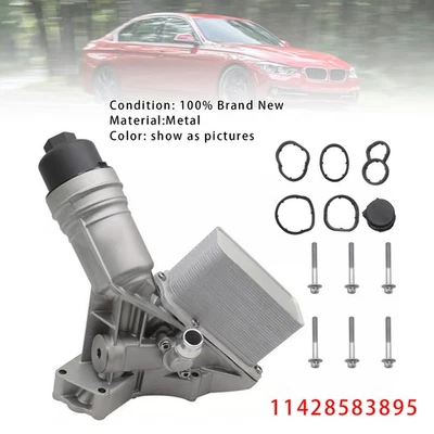 Oil Cooler Filter Housing 11428583895 For BMW B58 340i 440i 540i xDrive 3.0L H0 - Image 1 of 4