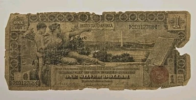 Series 1896 $1 Educational Note Silver Certificate - Image 1 of 4