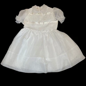 Vintage 50s ILGWU First Communion Party Dress - Picture 1 of 7