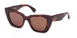NEW MAXMARA MM 0099 Sunglasses 52E Dark Havana 100% AUTHENTIC - Picture 1 of 1
