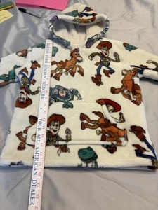 Toy Story Size 4T Soft Fleece Sherpa lined Hoodie Pullover Unisex E-9 - Picture 1 of 6