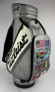Rare Vintage Titleist World Flag Staff Golf Bag 0442 of 2500 - Picture 1 of 24