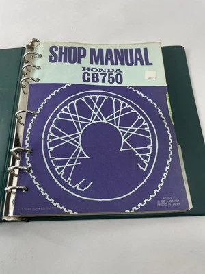 Honda CB750K CB750F CB750 SOHC manual de reparación de servicio y complementario Foto 1 de 4