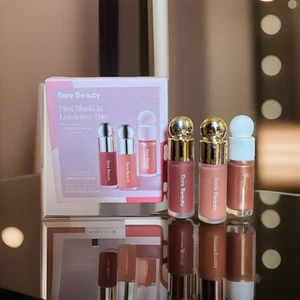 Rare Beauty by Selena Gomez Mini Blush & Luminize Trio - Limited Edition - NIB - Picture 1 of 7