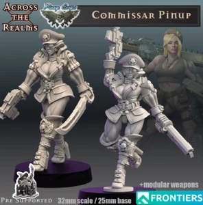 Commissar Pinup x 2 (32mm) - Picture 1 of 1