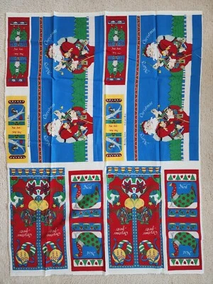 Fabric Panel-Cut & Sew-Joan Kessler-Holiday Totes-Cotton-Vintage - Image 1 of 4