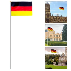 Fahnenmast Fahnenstange Flaggenmast Flaggenseil Teleskopstange FLAGMASTER 6.5m - Bild 1 von 8