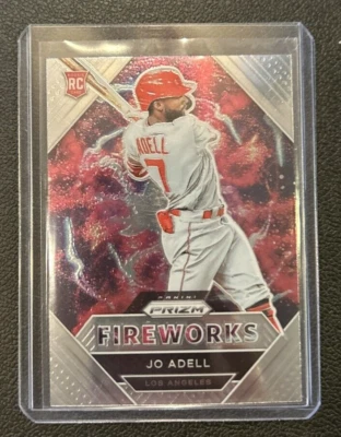2021 Panini Prizm Baseball Jo Adell Fireworks Rookie #FW9 Los Angeles Angels - Image 1 of 2