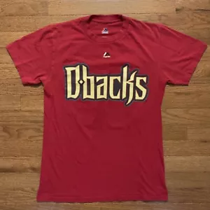 Camiseta deportiva para hombre Arizona Diamondbacks Majestic pequeña Paul Goldschmidt roja MLB - Imagen 1 de 5