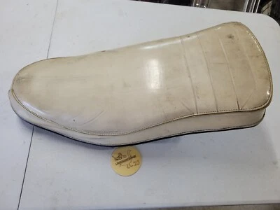 54-78 Harley Davidson Sportster White Buddy Seat Ironhead XLH XLCH Mount 1000cc - Image 1 of 4