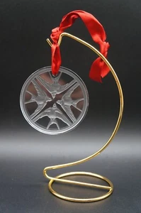 Lalique Crystal Christmas Ornament 2009 4 Swallows Clear. - Picture 1 of 6
