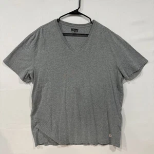 Levi's T-Shirt Men's XXL Gray V-Neck Short Sleeve Basic Casual Tee - Picture 1 of 5