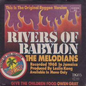 MELODIANS: Rivers Of Babylon / + OWEN GRAY (´78 / rare joint German Reggae 7") - Picture 1 of 1