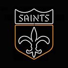 New Orleans Saints Neon Light Sign 24&quot;x20&quot; Lamp Poster Real Glass Beer Bar  for sale